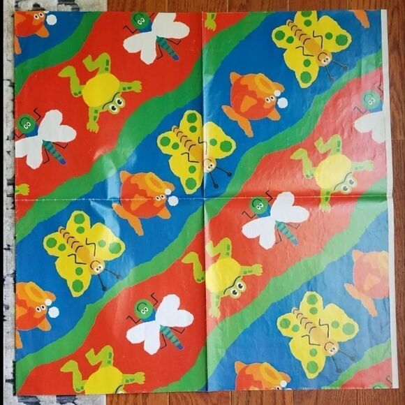 Vintage spring pond gift wrap - Picture 1 of 4